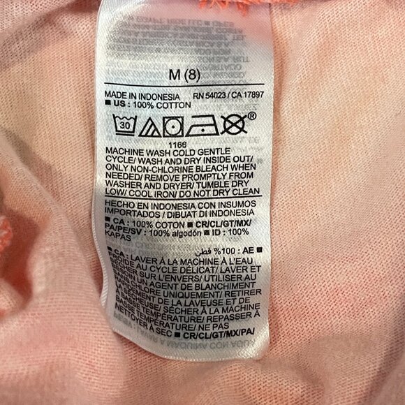 Girls Medium Printed Jersey-Knit Dolphin-Hem Cheer Shorts (SKU: 88G) - Picture 6 of 6